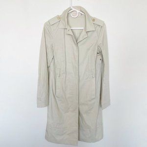Tory Burch Khaki Trench Coat Size 2